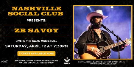 Nashville Social Club, ZB Savoy’s “Songs of Willie Nelson”