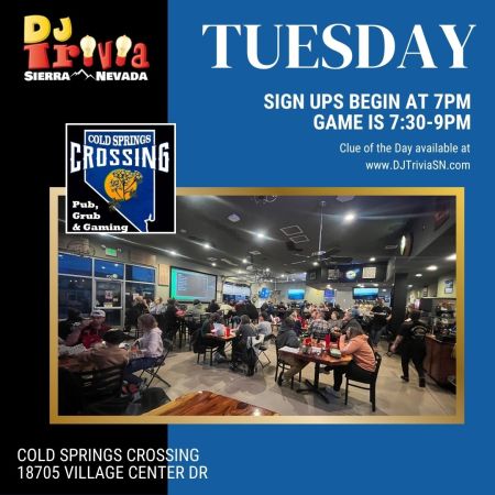 DJ Trivia, Cold Springs Crossings Tuesdays