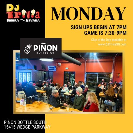 DJ Trivia, Piñon Bottle South Mondays