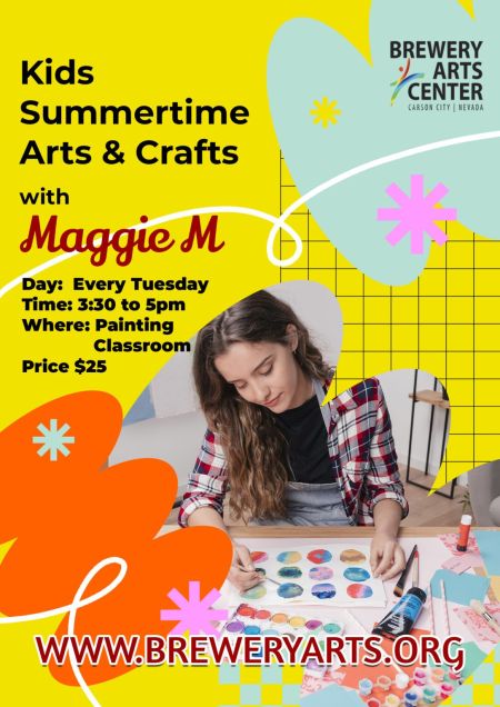 Brewery Arts Center, Kids Summertime Arts & Craft