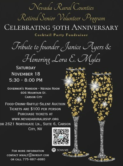 Carson City Events, 50th Anniversary Celebration - Nevada Rural Counties Retired Senior Volunteer Program