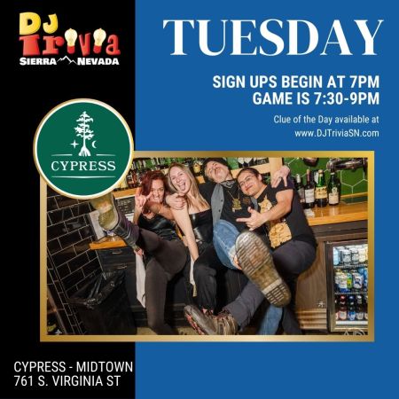 DJ Trivia, Cypress Tuesdays