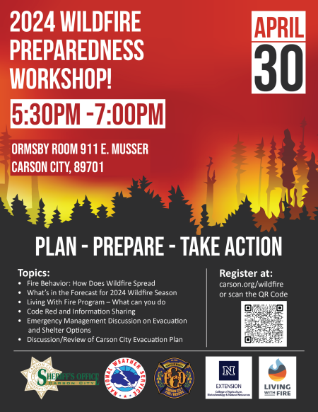 Carson City Government, 2nd Annual Wildfire Education & Preparedness Workshop