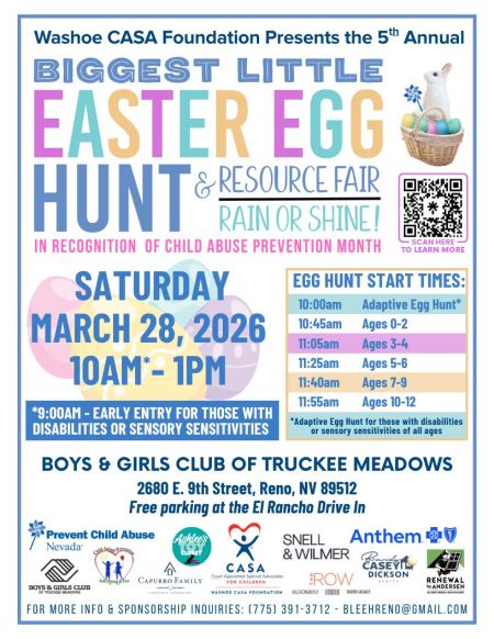 Boys and Girls Club of Truckee Meadows, Biggest Little Easter Egg Hunt & Resource Fair