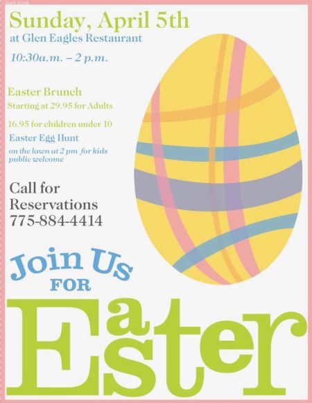 Glen Eagles Restaurant & Lounge, Easter Egg Hunt