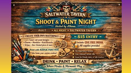 Saltwater Tavern, Shoot & Paint Night