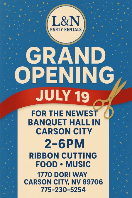 Carson City Chamber of Commerce, Grand Opening & Ribbon Cutting: L&R Party Rentals