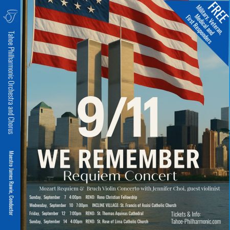 Tahoe Philharmonic, 9/11 "We Remember" Requiem Concert (Reno)