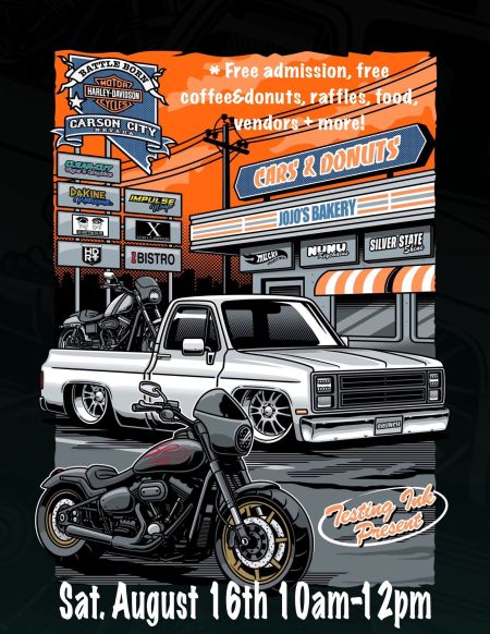 Battle Born Harley-Davidson, Cars & Donuts