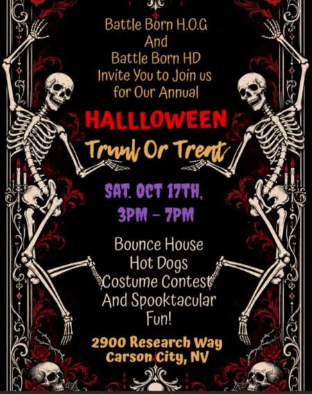 Battle Born Harley-Davidson, Trunk or Treat