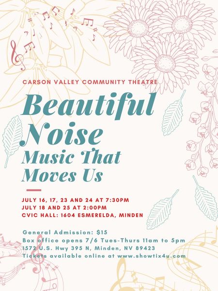 Carson Valley Community Theatre, Beautiful Noise Music That Moves Us