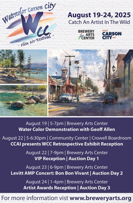 Brewery Arts Center, Watercolor Carson City Plein Air Festival