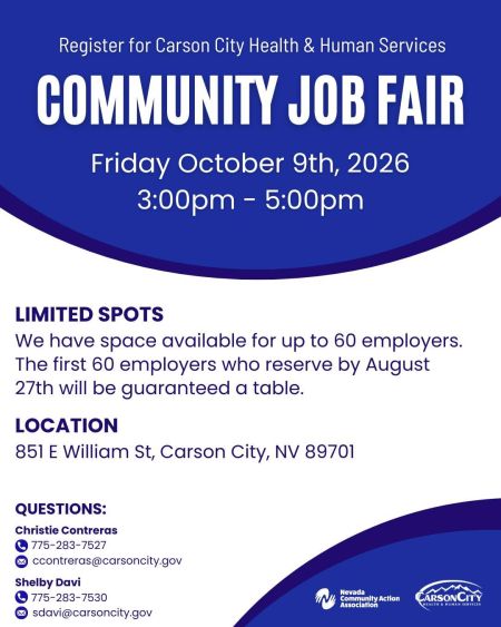 Carson City Events, Community Job Fair