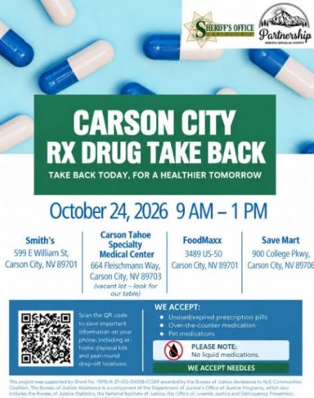 Carson City Events, Carson City RX Drug Take Back