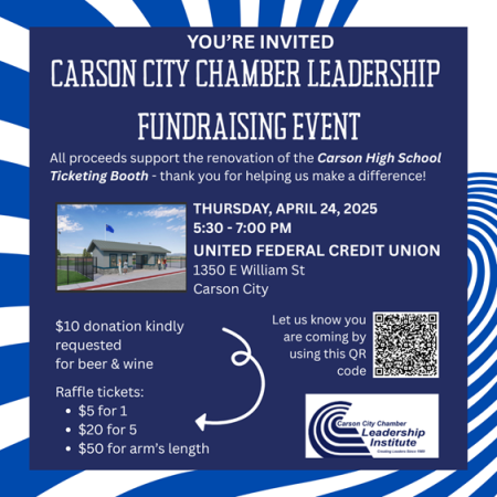 Carson City Chamber of Commerce, Carson City Leadership Institute  Project Fundraiser
