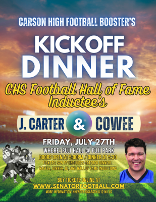 Carson City School District, Carson High School Football Annual Kickoff Dinner