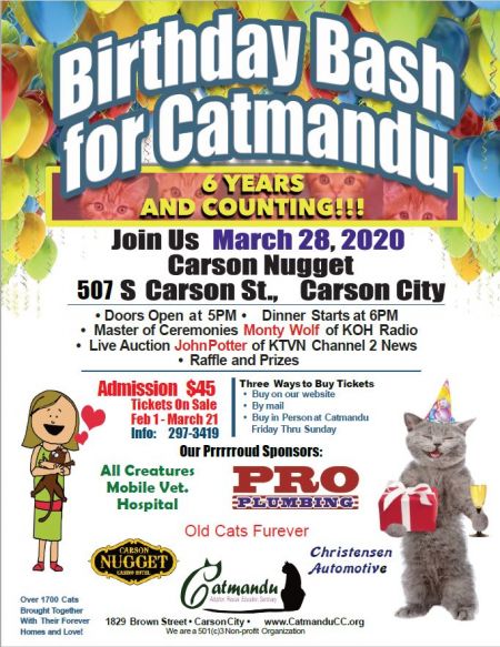 Catmandu, Birthday Bash for Catmandu