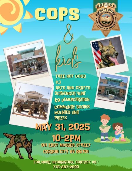 Carson City Events, Cops & Kids