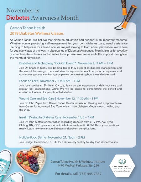 Carson Tahoe Health, Wound Care and Eye Care