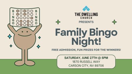 Carson City Events, Family Bingo Night @ The Dwelling Chuch