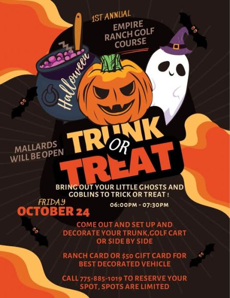 Empire Ranch Golf, 1st Annual Trunk or Treat