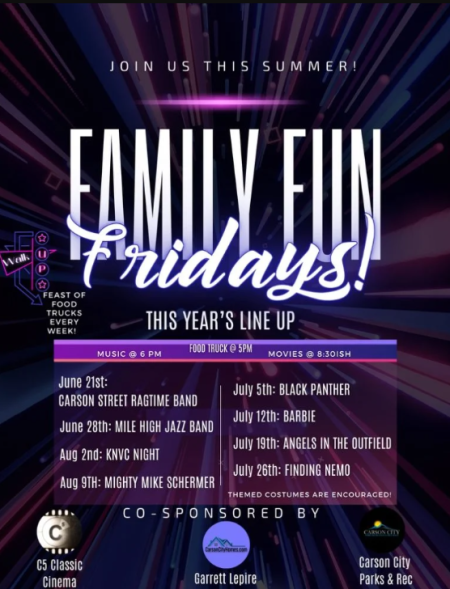 Carson City Events, Family Fun Fridays