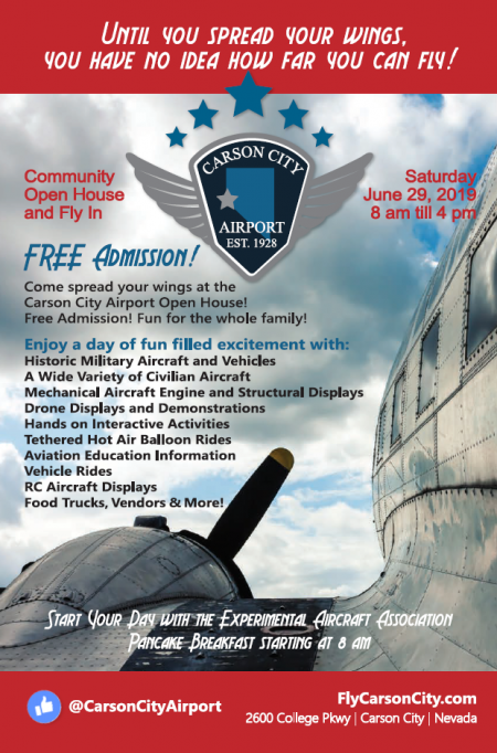 Carson City Airport, Carson City Airport Open House & Wingfest 2019