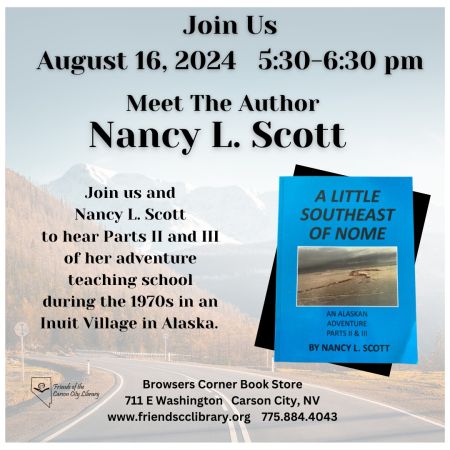 Friends of the Carson City Library, Meet the Author: Nancy L. Scott
