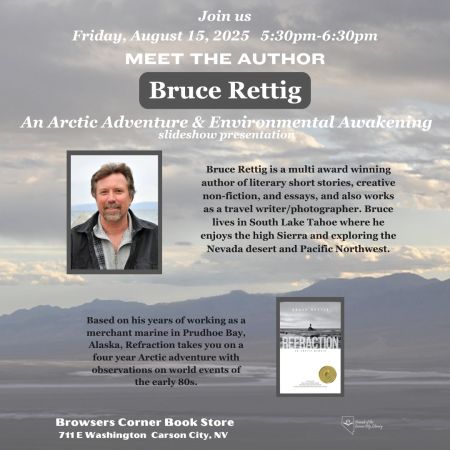 Friends of the Carson City Library, Meet the Author: Bruce Rettig
