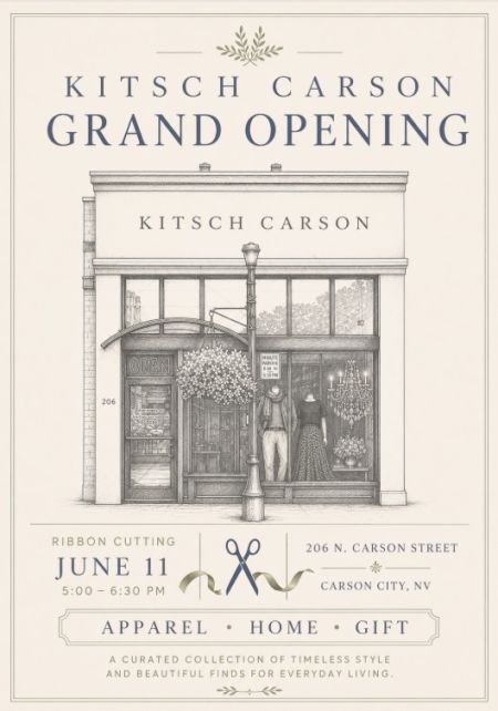 Carson City Chamber of Commerce, Grand Opening & Ribbon Cutting at Kitsch Carson