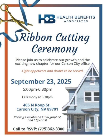 Carson City Chamber of Commerce, Ribbon Cutting at Health Benefits Associates