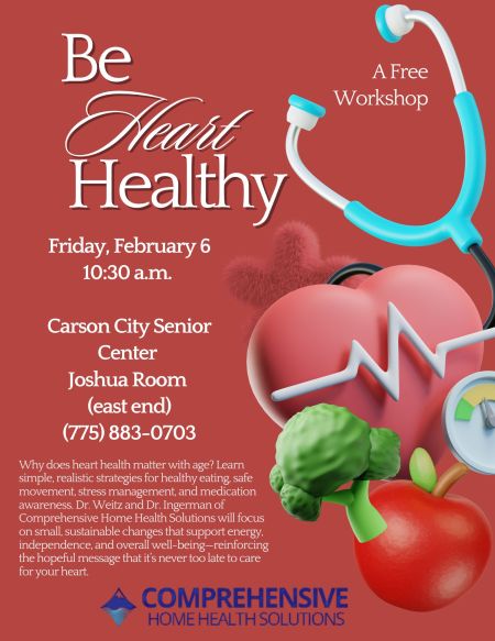Carson City Senior Center, Be Heart Healthy