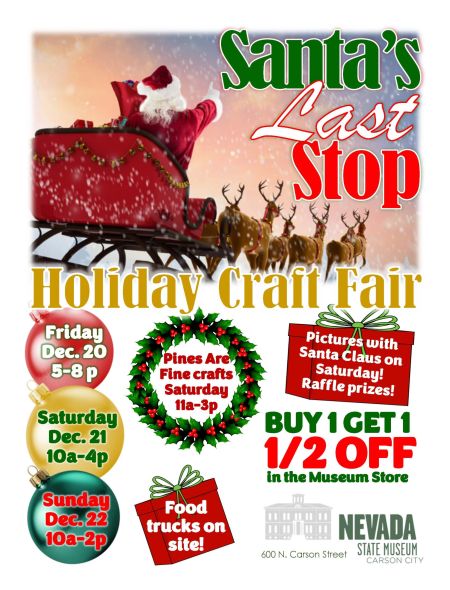 Nevada State Museum, Holiday Craft Fair