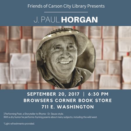 Friends of the Carson City Library, Author Event at Browsers Corner Bookstore