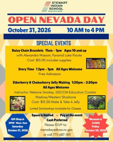 Carson City Events, Stewart Indian School Open Nevada Day