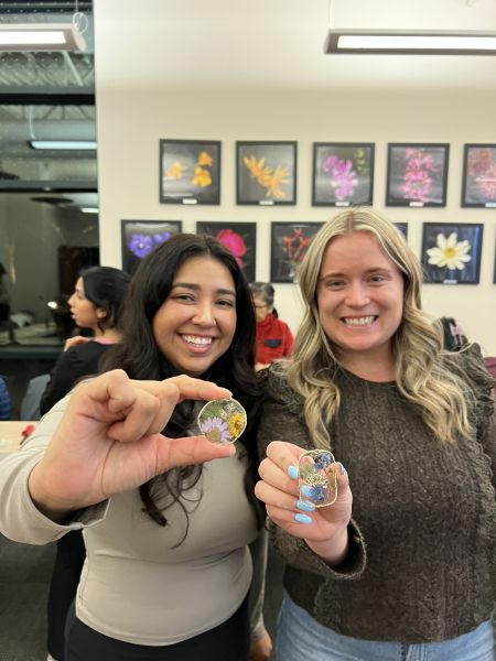 Wandering Wyld, Pressed Flower Necklaces with Evi Studio Art