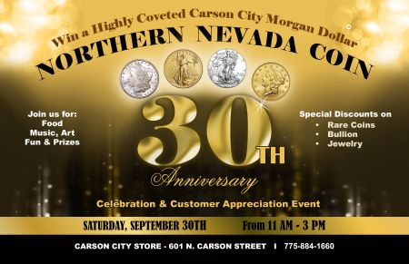 Carson City Chamber of Commerce, Northern Nevada Coin 30th Anniversary Business Celebration