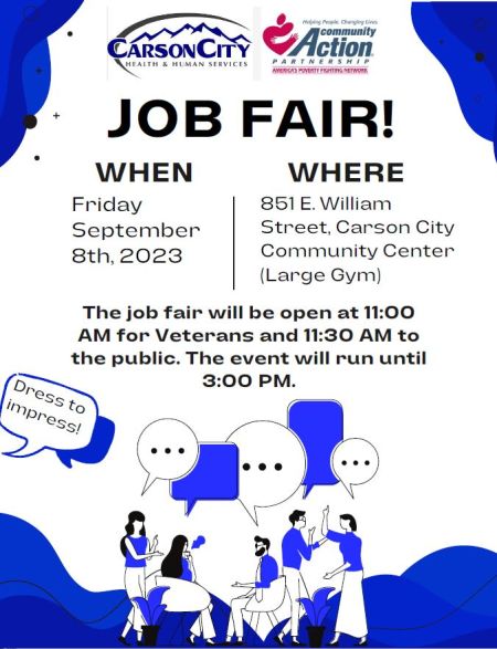 Carson City Events, Job Fair!