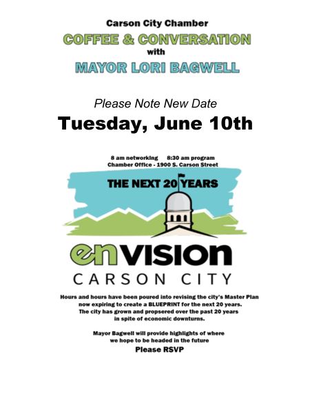 Carson City Chamber of Commerce, Coffee & Conversation with Mayor Bagwell