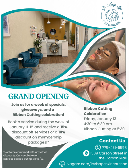 Carson City Chamber of Commerce, Ribbon Cutting & Grand Opening of Le Visage Skincare Spa
