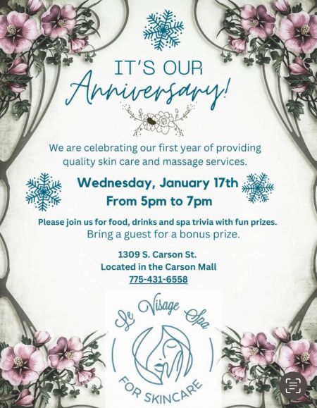 Carson City Events, Le Visage Spa 1st Anniversary