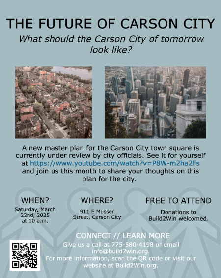 Build2Win, March Workshop: The Future of Carson City