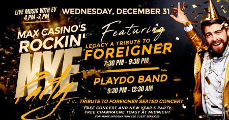 Max Casino, New Year's Eve with Legacy & Playdo