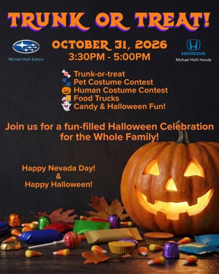 Carson City Events, Trunk or Treat at Michael Hohl Subaru