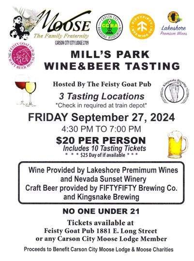 Carson City Events, 3rd Annual Wine Train
