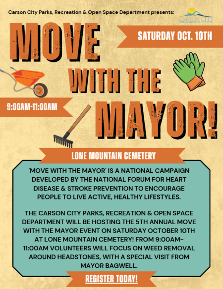 Carson City Parks, Recreation & Open Space, Move with the Mayor