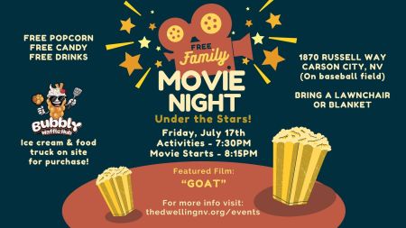Carson City Events, MOVIE NIGHT UNDER THE STARS @ Dwelling Church