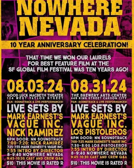 Brewery Arts Center, Nowhere Nevada 10-Year Anniversary Celebration