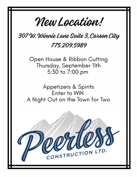 Carson City Chamber of Commerce, Ribbon Cutting: Peerless Construction Ltd.