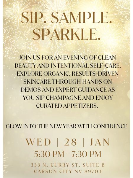 Carson City Events, Sip. Sample. Sparkle at Prodigy Massage & Wellness